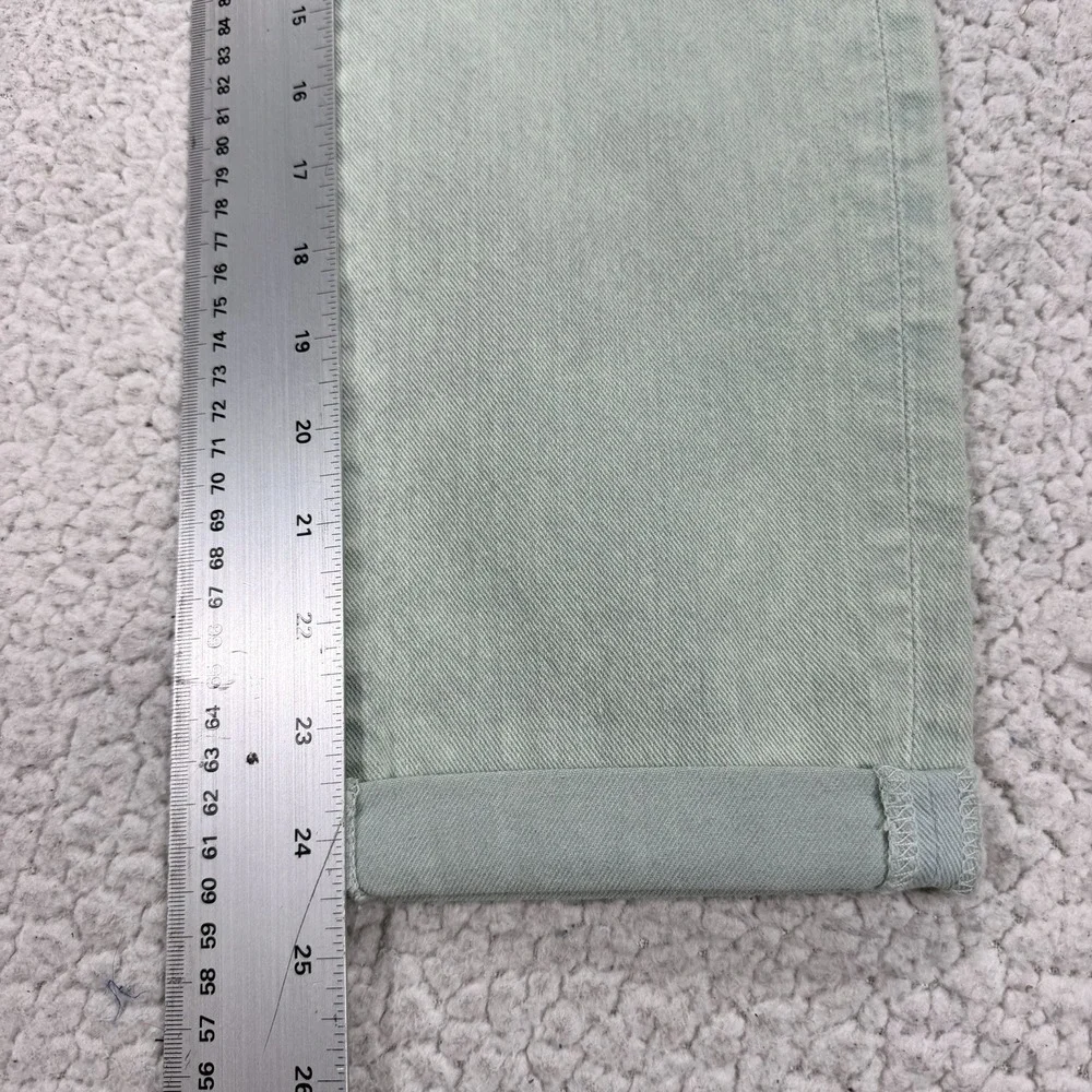 7 For All Mankind Josefina Boyfriend Jeans Womens 26 (28x24.5) Mint Minimalist